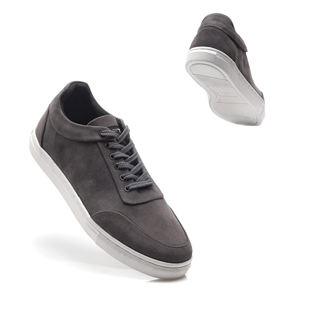 Clev Grey | Sepatu Putih Casual Sneakers Kasual Polos Original Pria Cowok Footwear New | Reyl FORIND