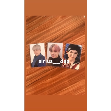 Photocard NCT Jungwoo Universe Photobook ver | Taeyong Jungwoo Earthquake luggage md