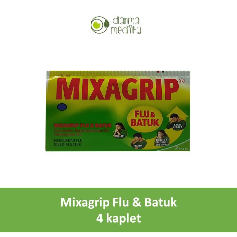 Mixagrip Hijau Flu dan Batuk Strip