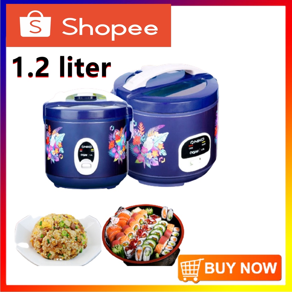 Magic Com Niko Oishi Batik/niko amazon 1.8liter/1,2 Liter Rice cooker niko magicom tutup kaca