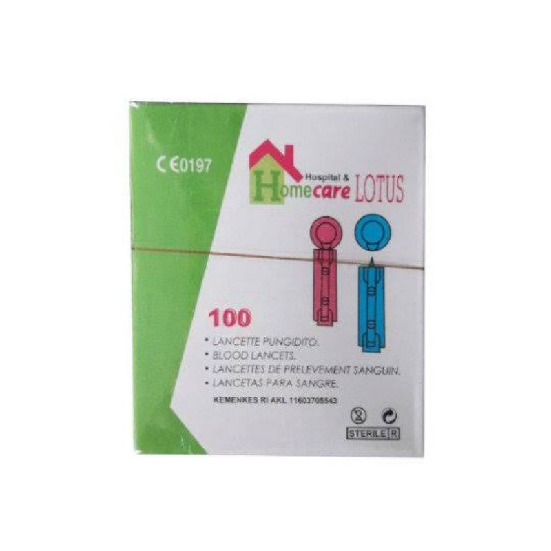 Jual Blood Lancet 28G / Jarum Lancet / Jarum test darah / Jarum untuk