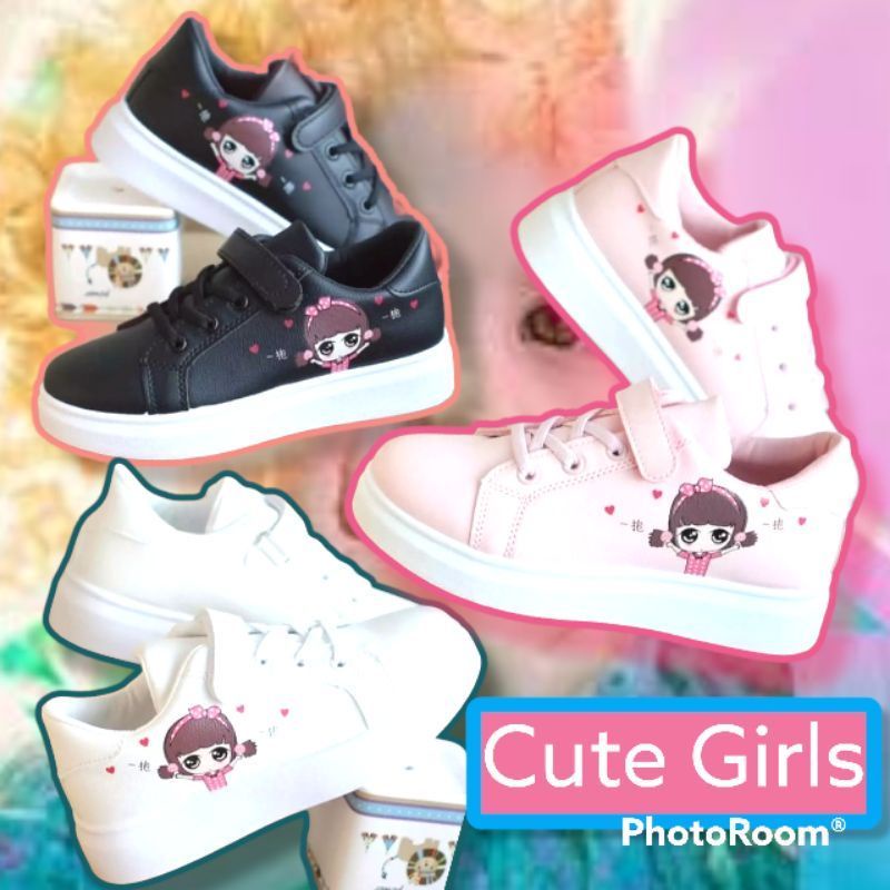 Sepatu Sneaker Wanita Cute Girls Fashion