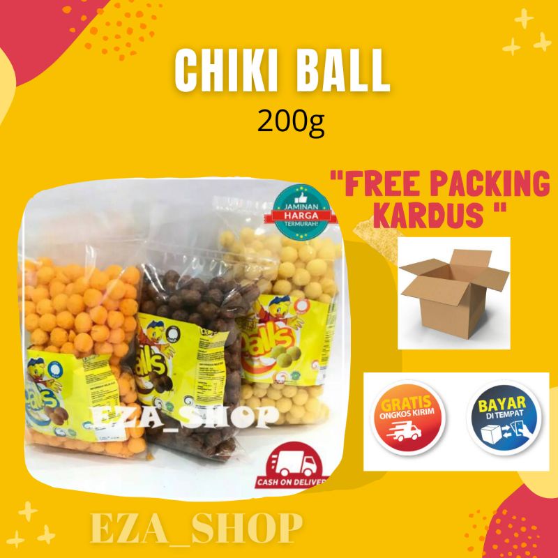 

[TERMURAH] CHIKI BALLS 170g /SNACK KILOAN /CEMILAN KILOAN /JAJAN KILOAN/MAKANAN RINGAN/CEMILAN MURAH