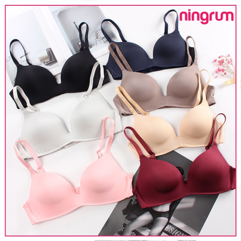 Ningrum Pakaian Dalam Bra Wanita BH Wanita Bra Sport bh push up bra tanpa kawat underwear seamless - 2028