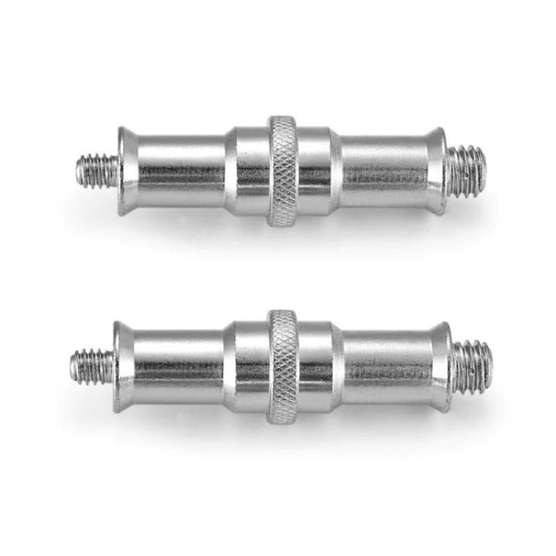 Spigot Stud 1/4 Male to 3.8 Male Thread Adapter - RV82 - Silver