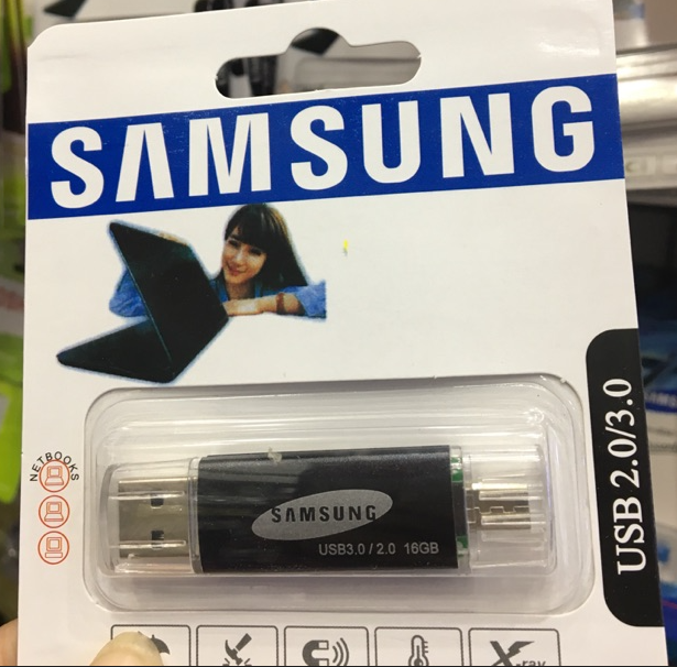 【Shero】flashdisk otg + usb samsung 4gb / 8gb / 16gb / 32gb / 64gb