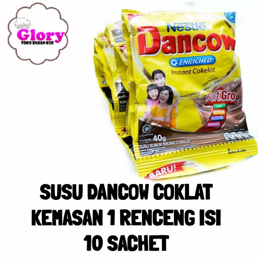 

susu dancow coklat sachet 1 renceng