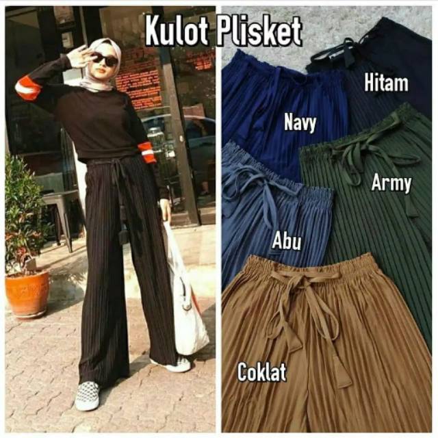 KULOT PLISKET PREMIUM MODEL TALI LONCENG