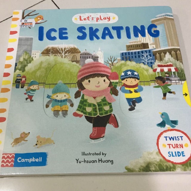 Campbell ice skating busy book