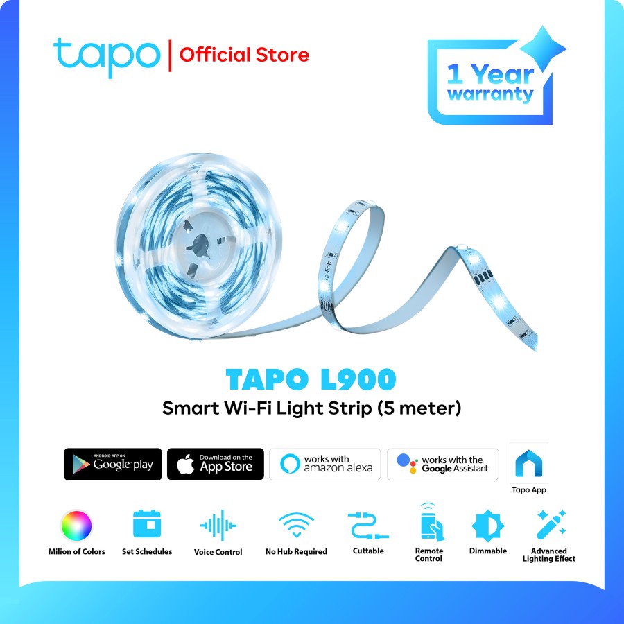 TAPO L900-5 - Smart Wi-Fi Light Strip (5 meter)