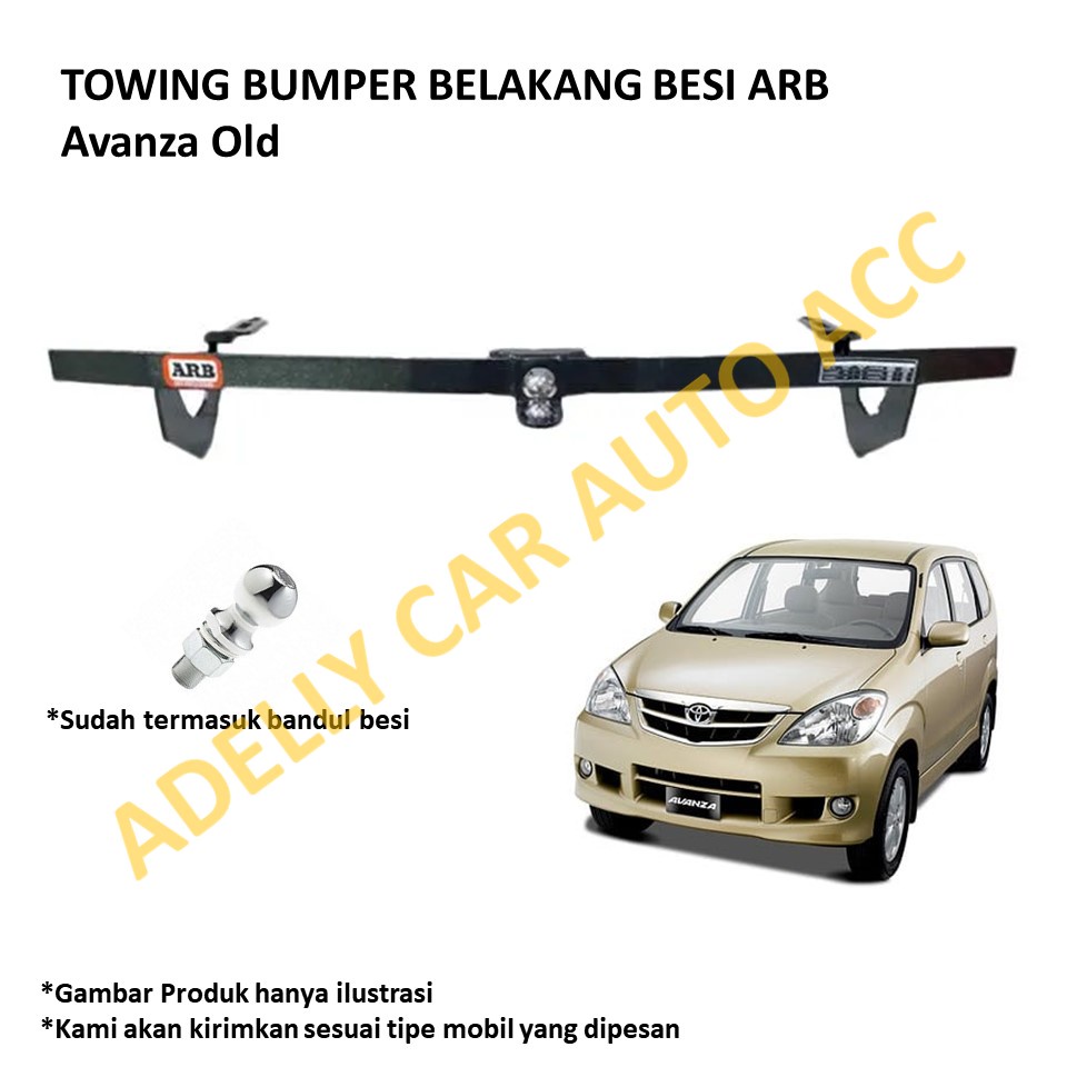 Towing Besi Belakang ARB Mobil Toyota Avanza Lama