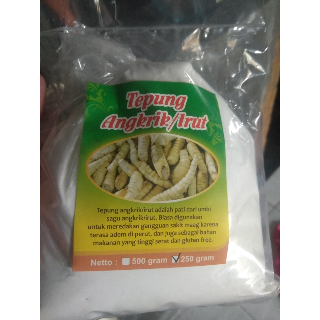 

Tepung Irut/Pati Angkrik obat maag