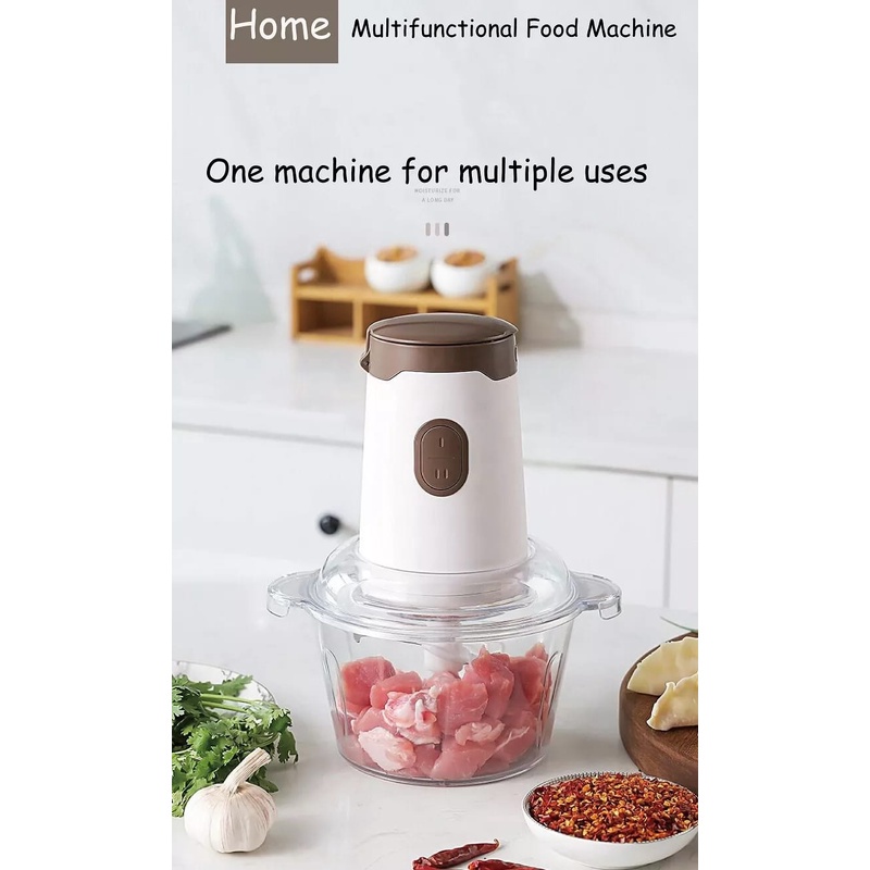 Chopper Blender 3 in 1 Multifungsi Elektrik / Blender Daging , Sayuran , Biji-bijian,Buah 3 in 1 Elektrik /  Mesin Penggiling Daging/Sayur Chopper Meat Grinder 7888