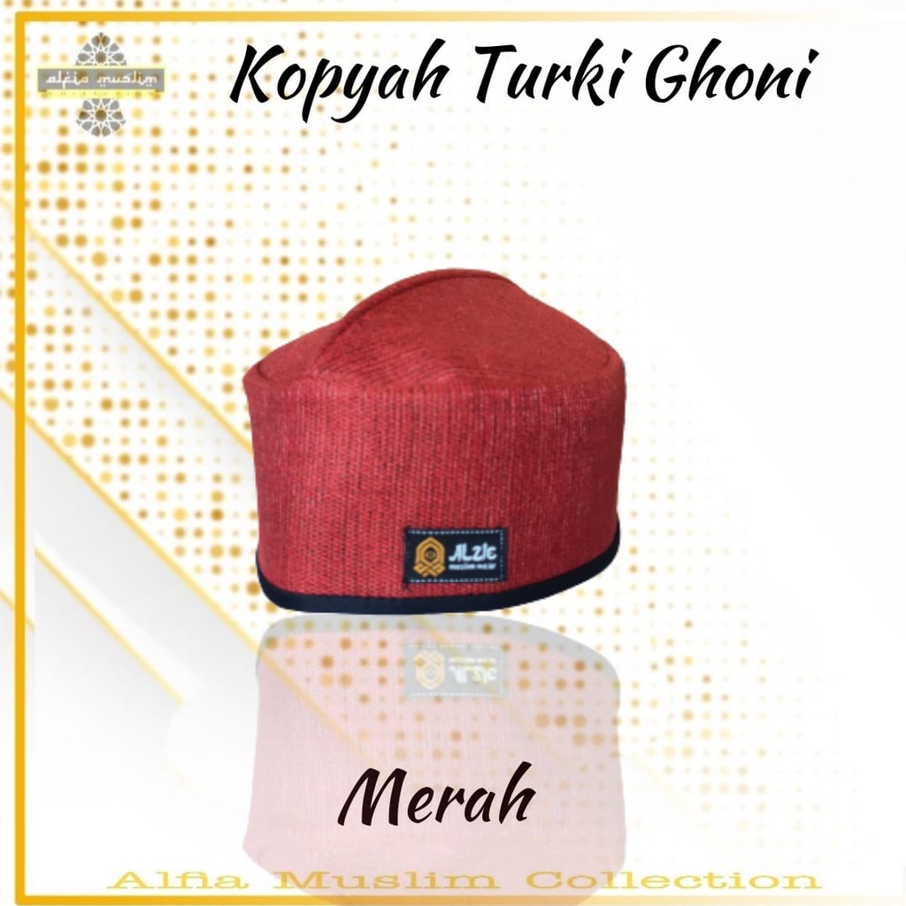 Peci Turky Goni / Peci Turki Ghoni / Songkok Kopiah Turki Peci Ghoni Model Terbaru