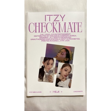 ALBUM ITZY CHECKMATE PC YEJI CHAERYOUNG