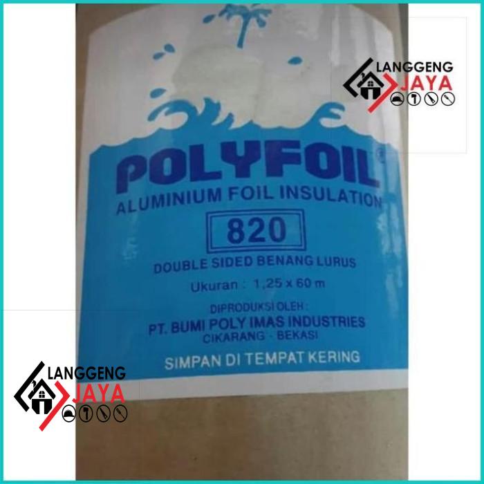 Promo Peredam Atap Spandek Bangunan Polyfoil Aluminium 1.2M X 60M Di Langgeng-