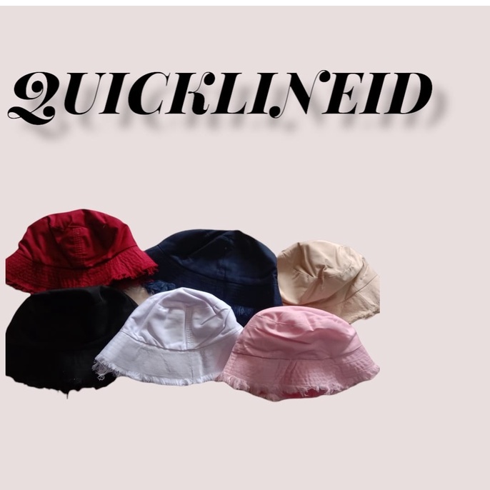 Topi Bucket Hat Fringe Unisex | Bucket Rumbai Rawis | Terbaru - TOPI BUCKET RAWIS KOREAN STYLE /TOPI BUCKET HAT PRIA WANITA /TOPI BUCEKT RAWIS MURAH