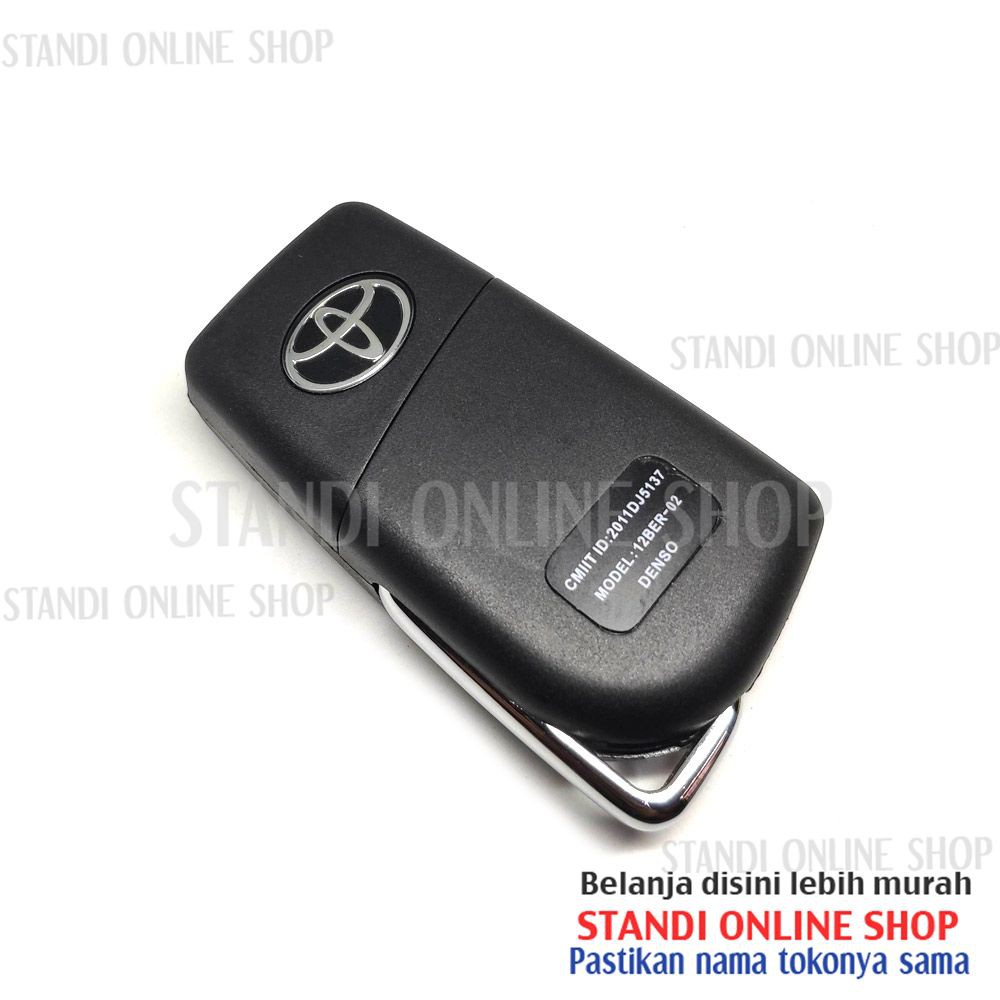 Remote Set Lengkap Model Kunci Lipat Flip Key Toyota Camry tipe G