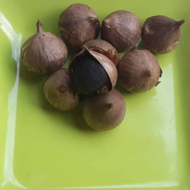 

Bawang Lanang Hitam (Black Garlic)