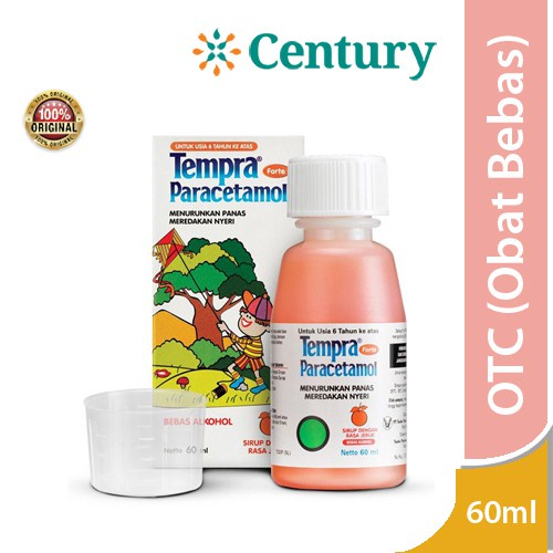 Tempra Forte Rasa Jeruk 60ml / Demam /  Demam Anak /Obat Sakit Gigi anak/Penurun panas anak