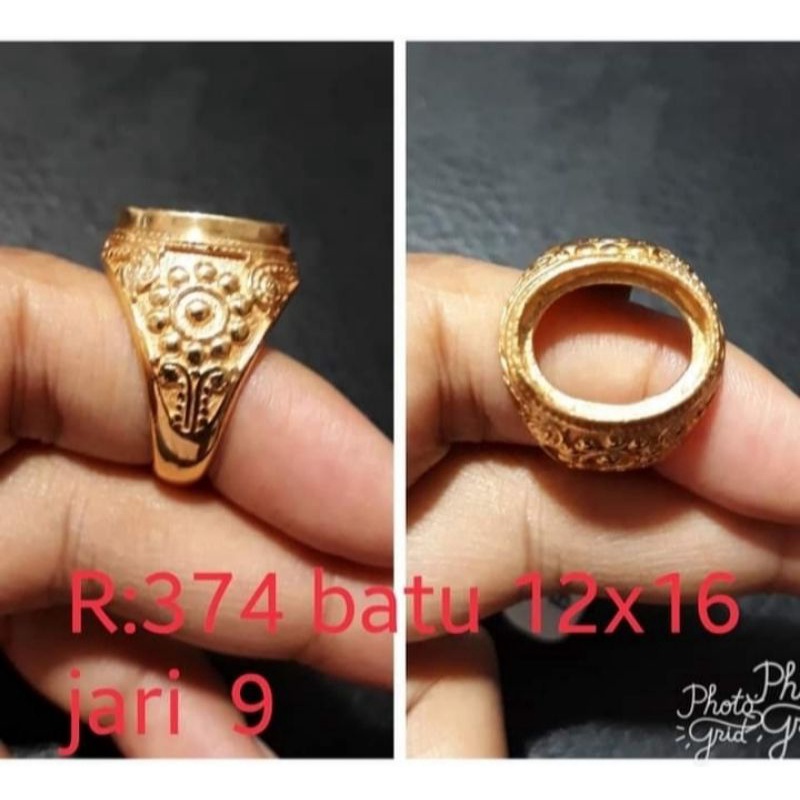 Ikat ring emban perunggu model eropa
