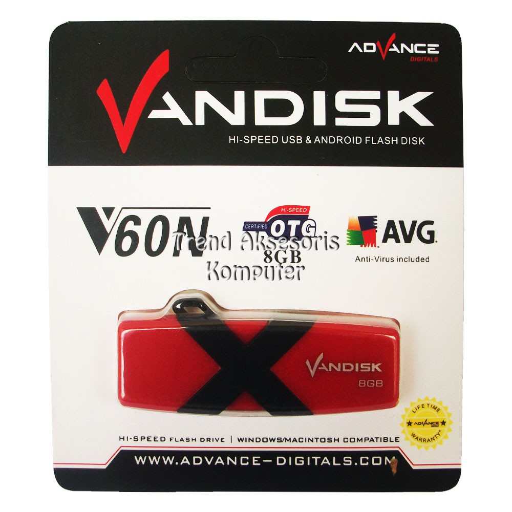 Trend-Vandisk Flash Disk V60N 8GB + USB OTG