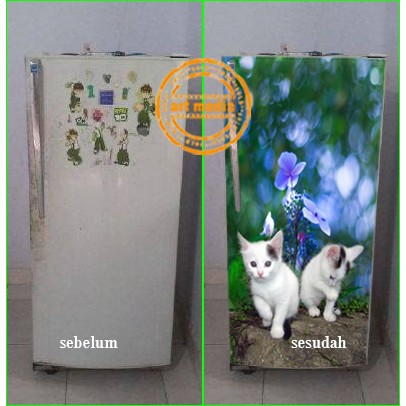 STIKER KULKAS KUCING