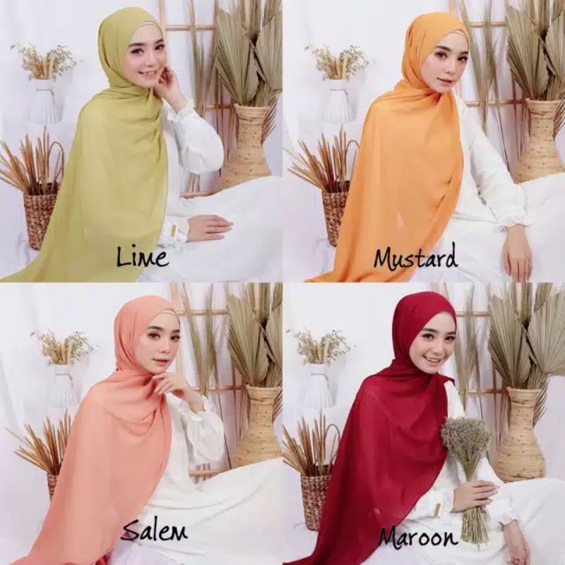 Aline Pashmina ceruty babydoll pashmina