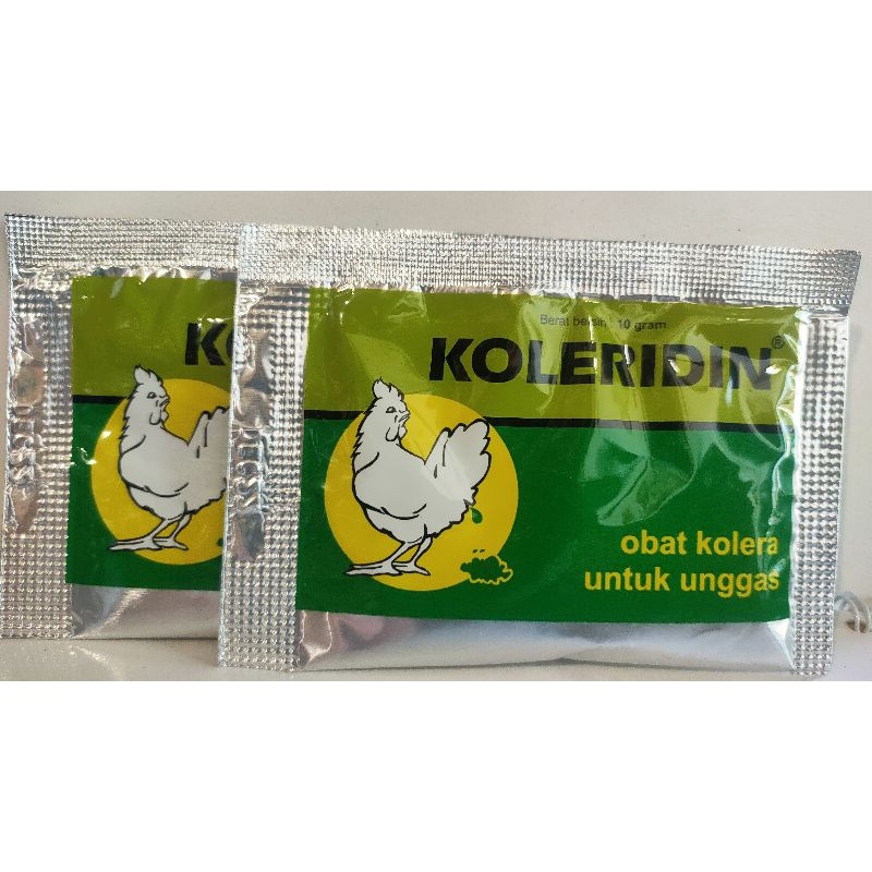 koleridin 10 gram obat unggas