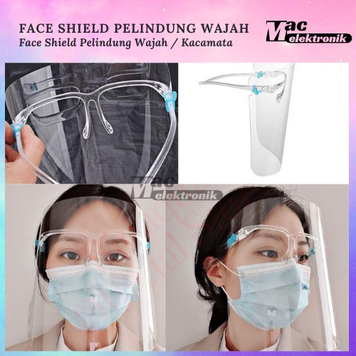 FACE SHIELD KACAMATA / FACESHILED ARTIS / FACE SHIELD NAGITA / FACE SHIELD FRAME