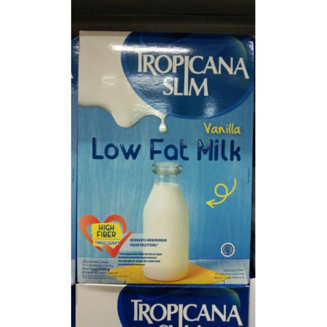 

Tropicana Slim Vanilla Low Fat Milk 500gr