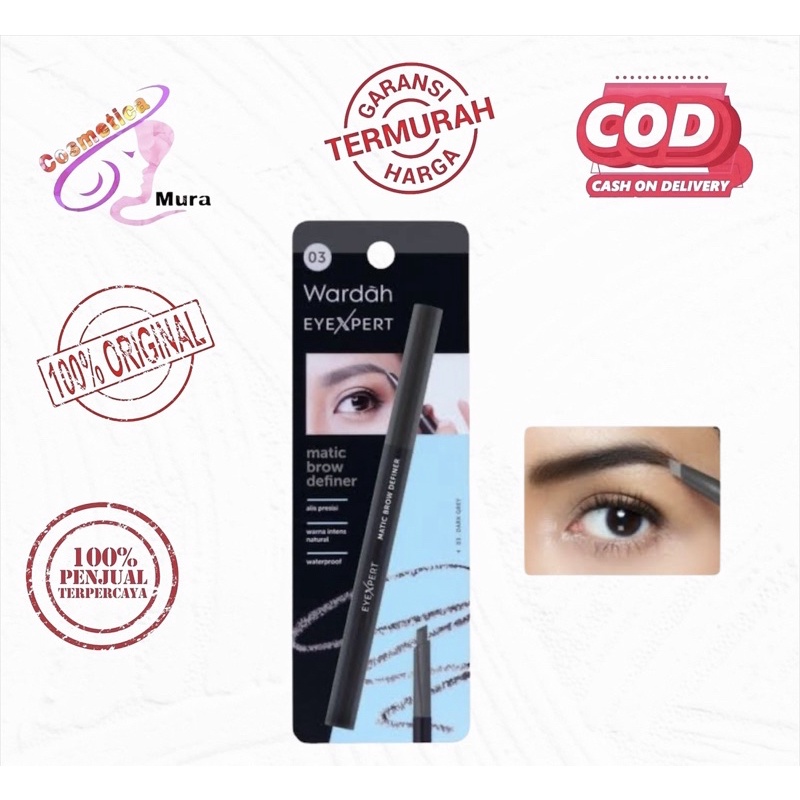 new - wardah eyebrow matic definer || wardah eyexpert matic brow definer