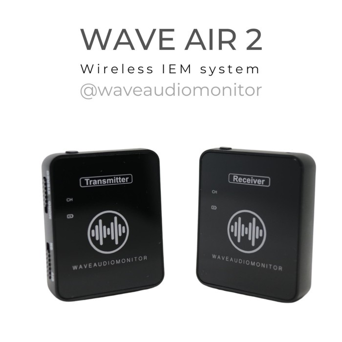 {santistore} WAVE AIR 2 wireless IEM system panggung wave audio monitor - Transmitter Limited