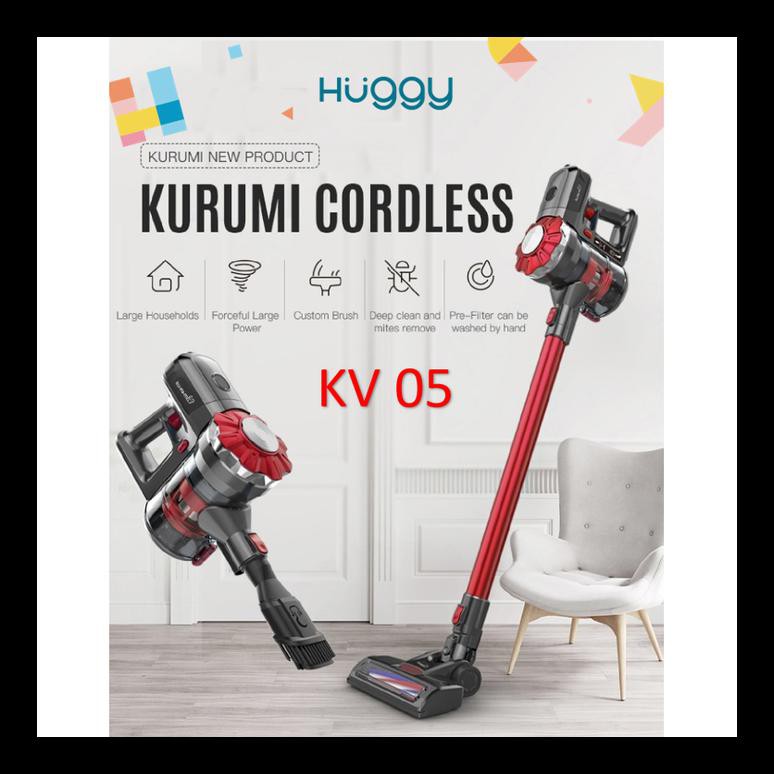 DISKON KURUMI KV05 CORDLESS STICK VACUUM CLEANER PENYEDOT DEBU PORTABLE VACUM CLEANERS MURAH