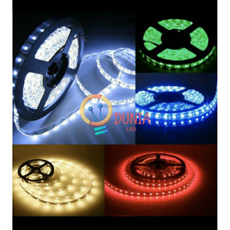 Lampu Led Strip 2835/3528 IP 44/12V/ 5 Meter Full Waterproof