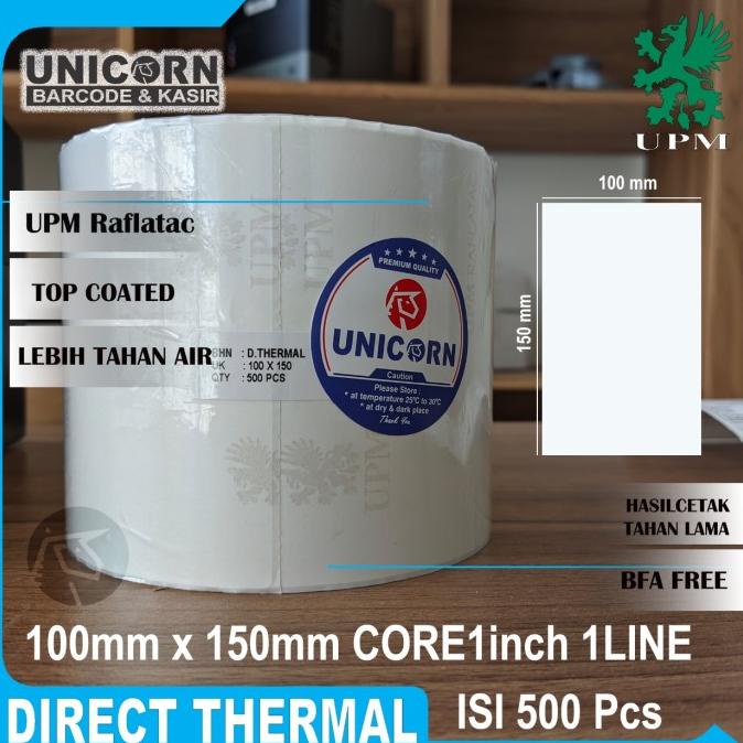 

Stiker Label Barcode Resi Thermal 100x150mm 100x150 mm 4" X 6