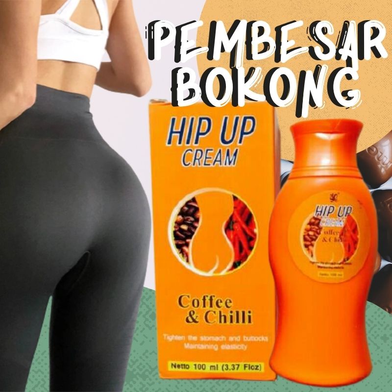 [COD] SYB Hip Up Cream Pembesar Bokong Wanita &amp; Mengencangkan Kulit Area Perut dengan Kandungan Coffee - BPOM