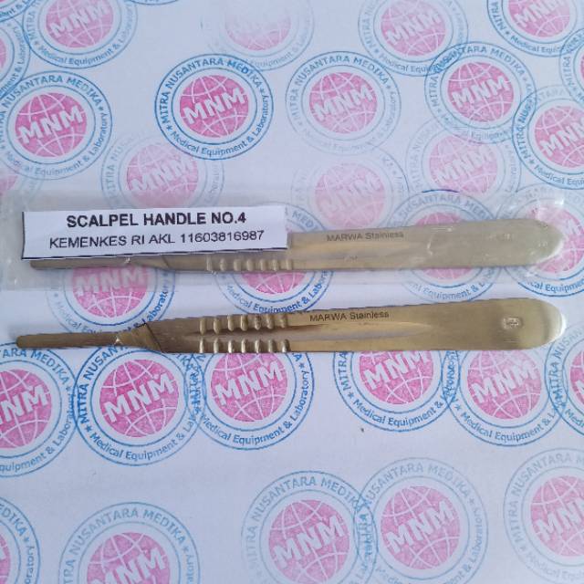 Scalpel Handle No 4 Gagang Bisturi No 4