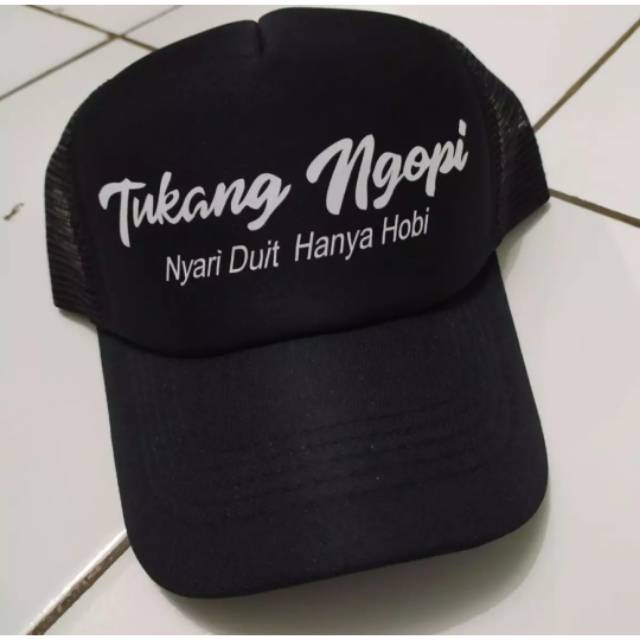 TOPI TRUCKER TUKANG NGOPI
