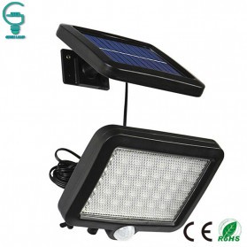 Bisa COD Lampu Taman Tenaga Solar Panel PIR Motion Sensor 56 LED 400 Lumens