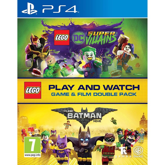 PS4 LEGO DC Super Villains Game &amp; Film Double Pack