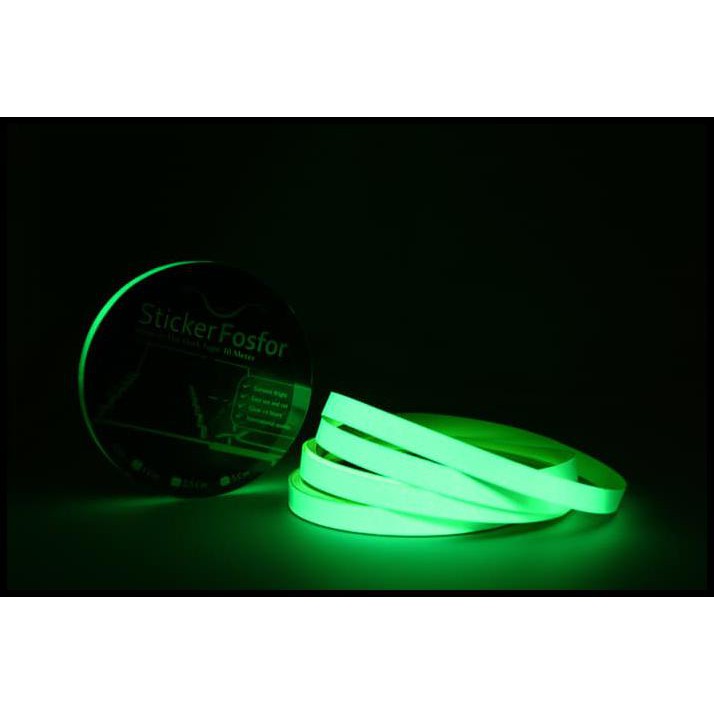 

Hot Price Sticker Fosfor Bercahaya Glow In The Dark 1Cmx10M