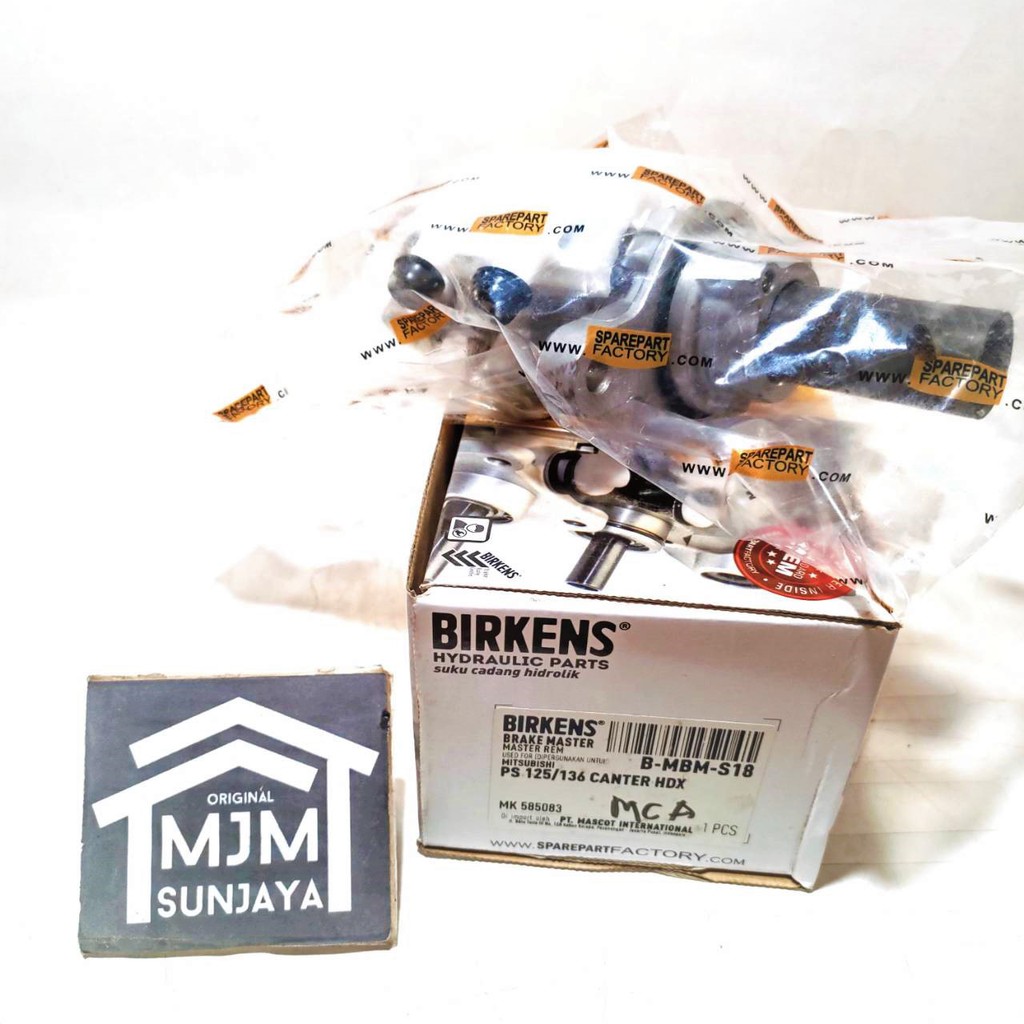 B-MBM-S18 BM BRAKE MASTER ASSY CANTER PS125 PS136 HDX Rem Atas Hydraulic Cylinder ASLI ORI BIRKENS