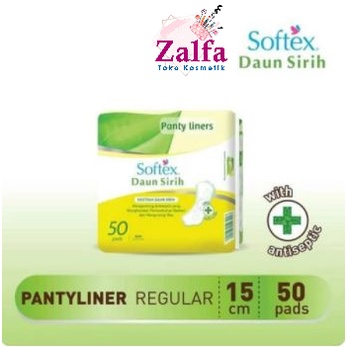 Softex Pantyliners Daun Sirih isi 20 / isi 50 / Longer  Wider Isi 30