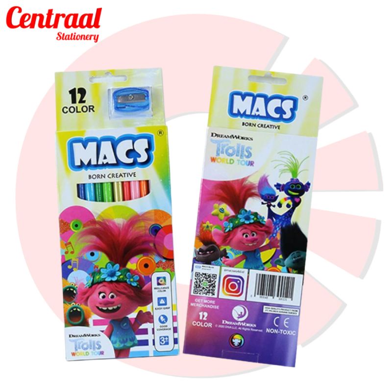 

Pensil Warna Macs 12C Trolls