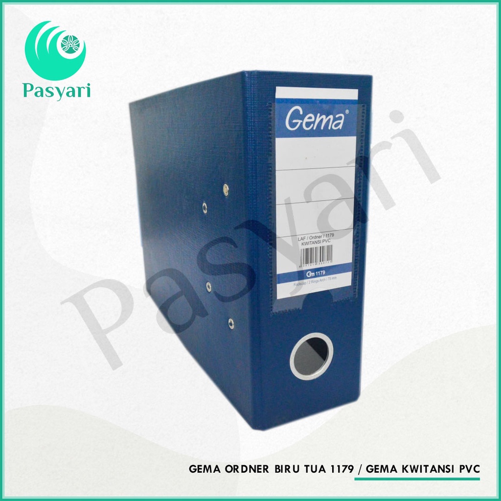 

Gema Ordner Biru Tua 1179 / Gema Kwitansi PVC