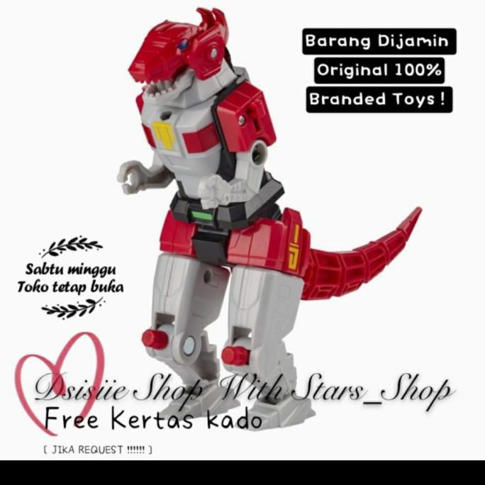 Power Ranger Tyrannosaurus Rex Dinozord Original Mainan Figure Shopee Indonesia