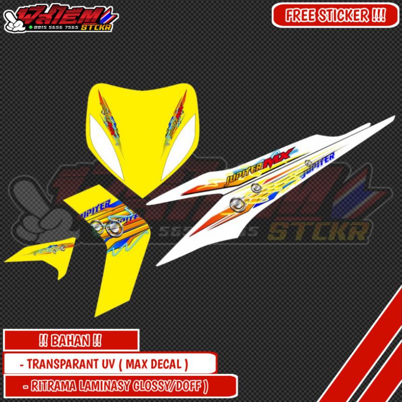Striping Transparan Jupiter Mx Old