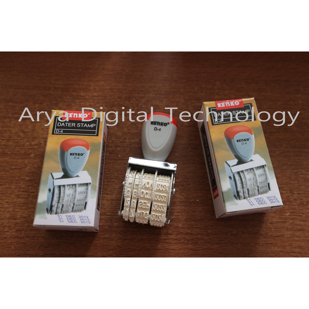 

Stampel Tanggal Dater Stamp Kenko Date Stempel D 4 Murah Bagus Original