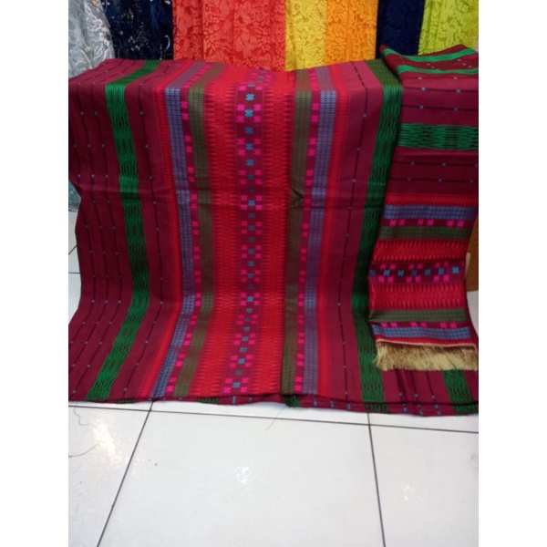 songket mesin motif tumtuman